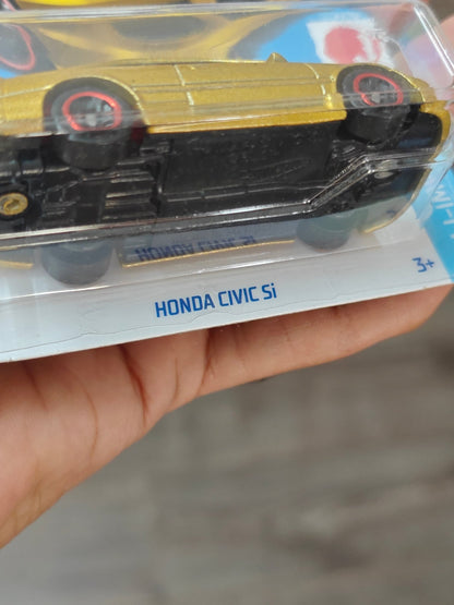 Hot Wheels Honda Civic Si - Metallic Gold (Imported) - Kinder Logs