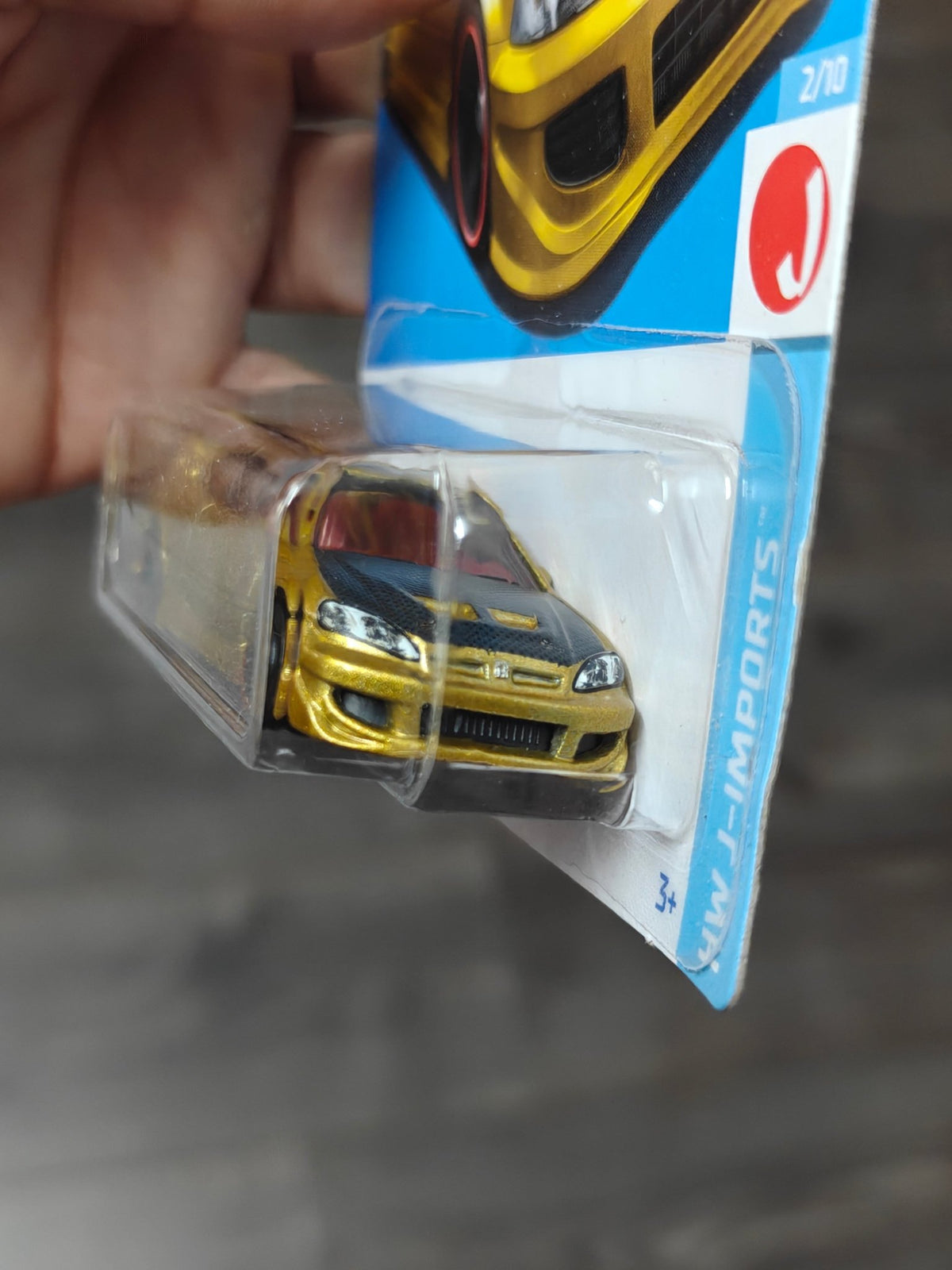 Hot Wheels Honda Civic Si - Metallic Gold (Imported) - Kinder Logs