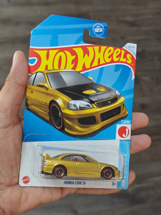 Hot Wheels Honda Civic Si - Metallic Gold (Imported) - Kinder Logs
