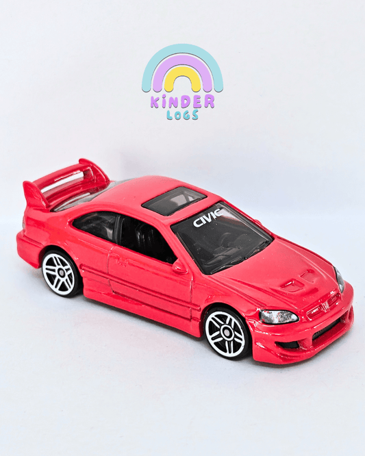 Hot Wheels Honda Civic Si - Red (Uncarded - New) - Kinder Logs