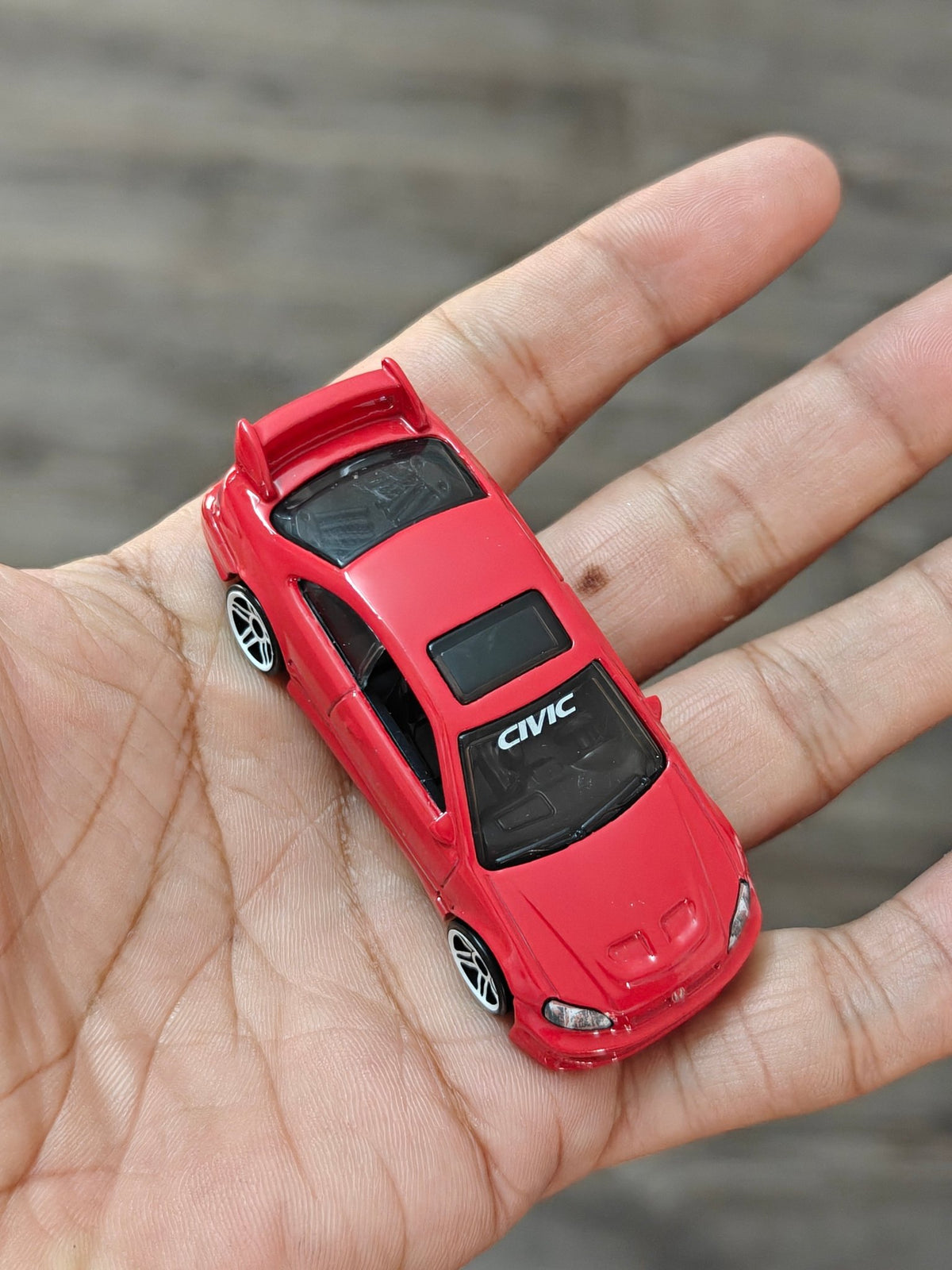 Hot Wheels Honda Civic Si - Red (Uncarded - New) - Kinder Logs