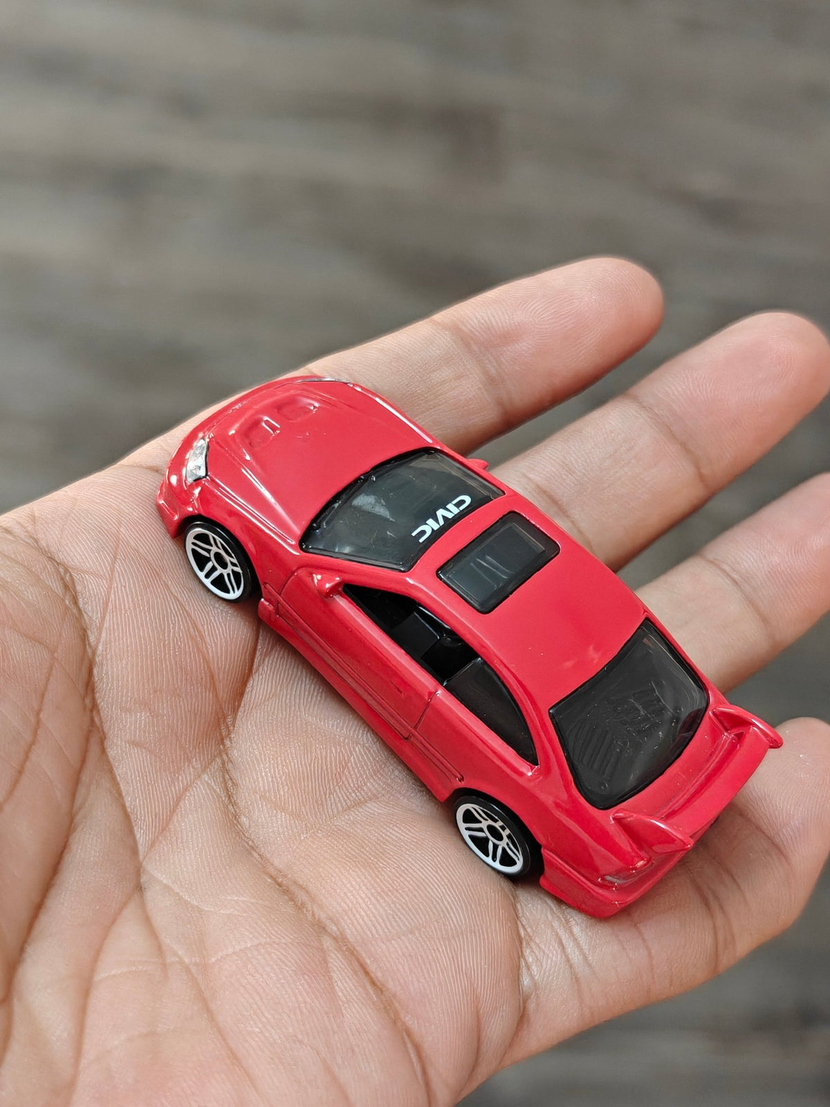 Hot Wheels Honda Civic Si - Red (Uncarded - New) - Kinder Logs