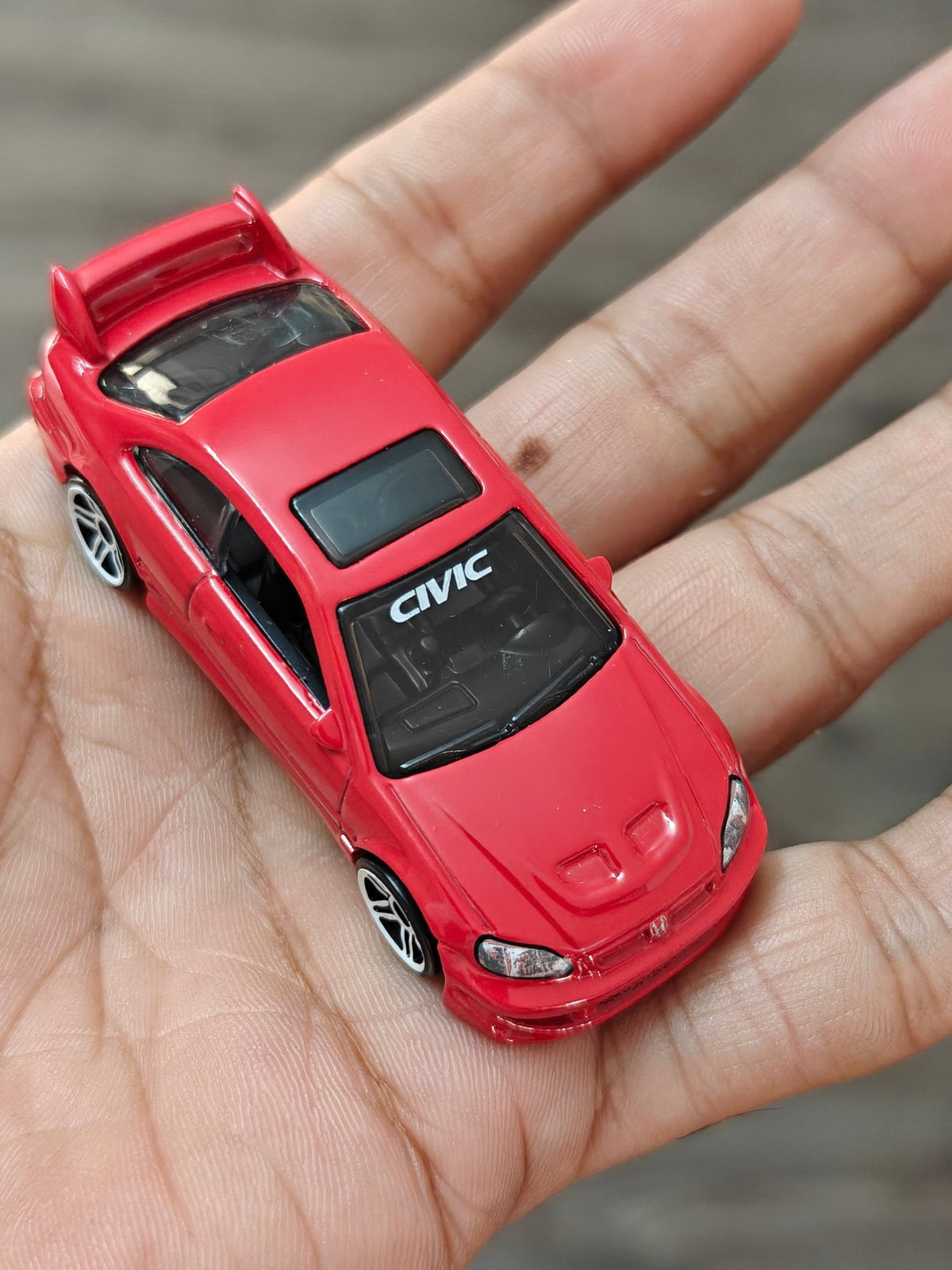 Hot Wheels Honda Civic Si - Red (Uncarded - New) - Kinder Logs