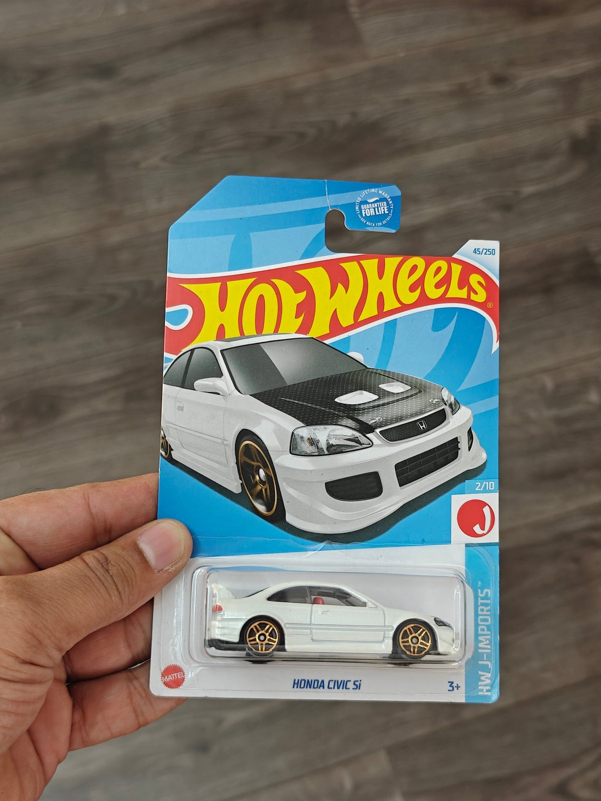 Hot Wheels Honda Civic Si - White - Kinder Logs