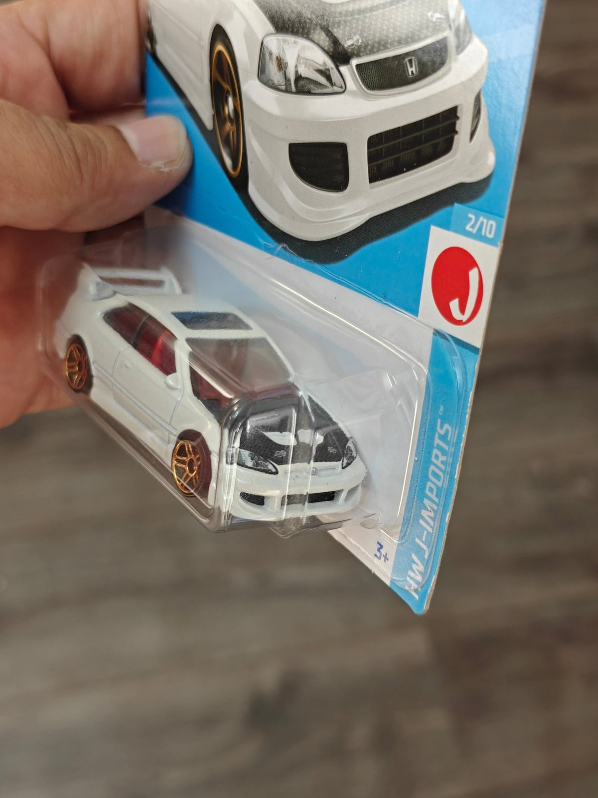 Hot Wheels Honda Civic Si - White - Kinder Logs