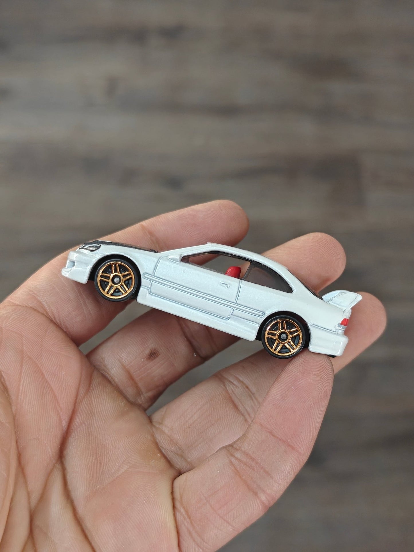Hot Wheels Honda Civic Si - White (Uncarded - New) - Kinder Logs