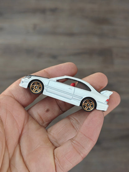Hot Wheels Honda Civic Si - White (Uncarded - New) - Kinder Logs