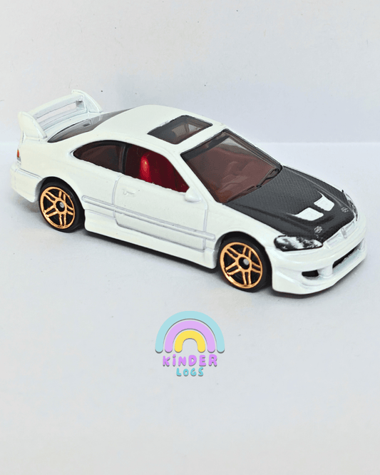 Hot Wheels Honda Civic Si - White (Uncarded - New) - Kinder Logs