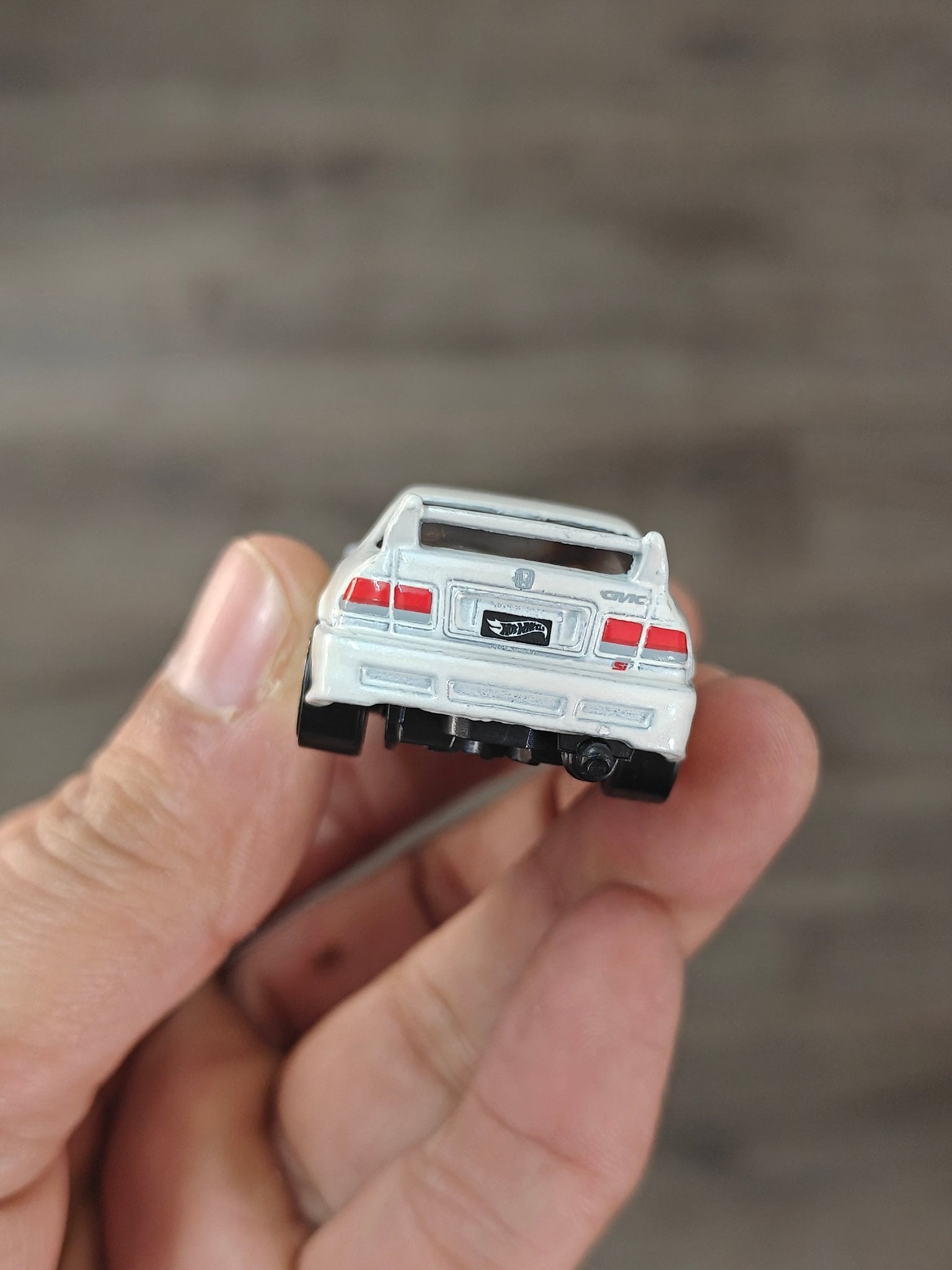 Hot Wheels Honda Civic Si - White (Uncarded - New) - Kinder Logs