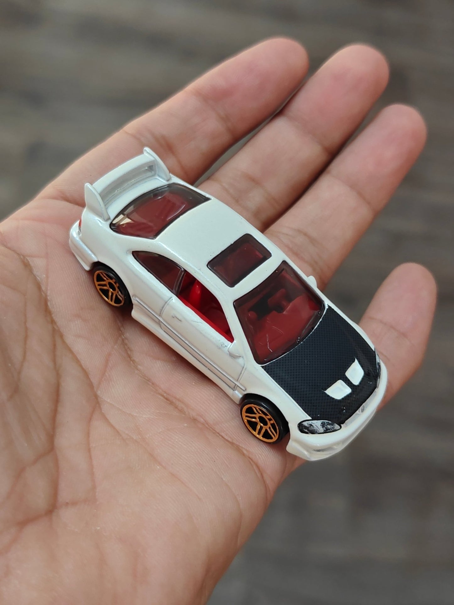 Hot Wheels Honda Civic Si - White (Uncarded - New) - Kinder Logs