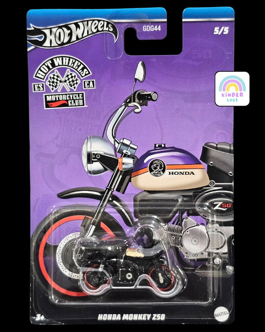 Hot Wheels Honda Monkey 250 - HW Motorcycle Club - Kinder Logs