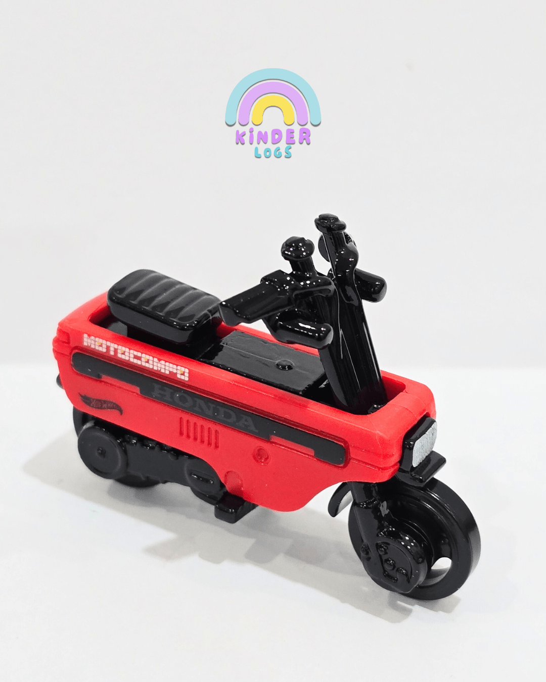 Hot Wheels Honda Motocompo - Red (Uncarded) - Kinder Logs