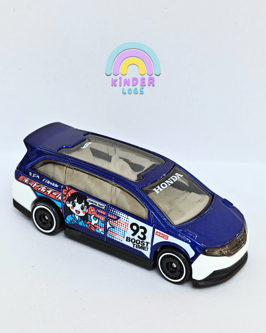 Hot Wheels Honda Odyssey - Blue (Uncarded - New) - Kinder Logs