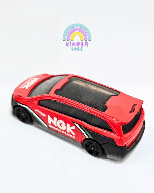 Hot Wheels Honda Odyssey NGK - Red (Used Car) - Kinder Logs