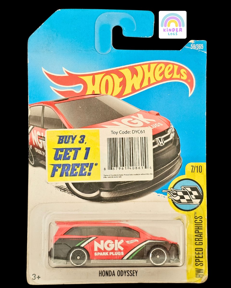 Hot Wheels Honda Odyssey - Speed Graphics - Kinder Logs