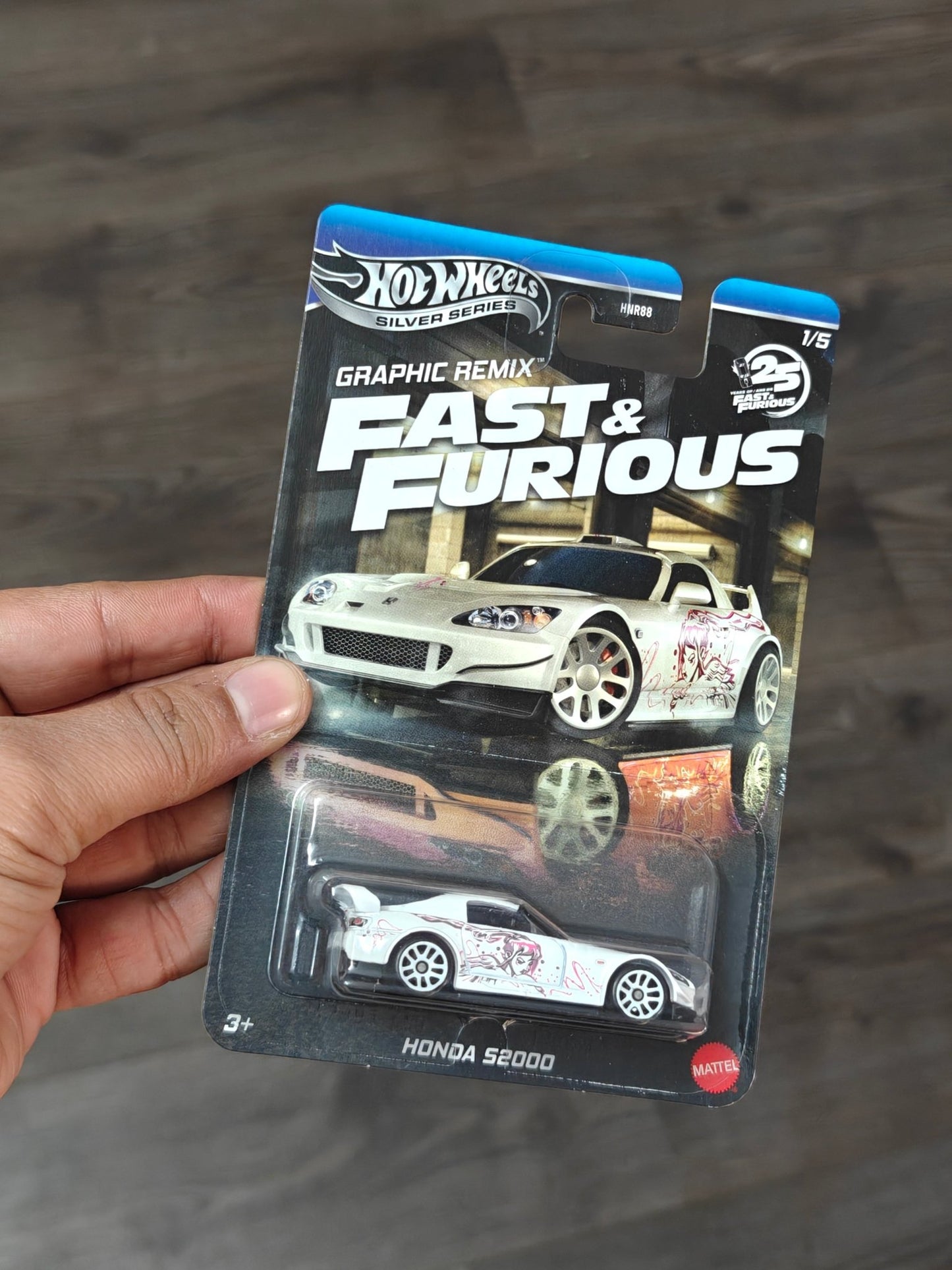 Hot Wheels Honda S2000 - Fast and Furious Graphic Remix (Imported) - Kinder Logs