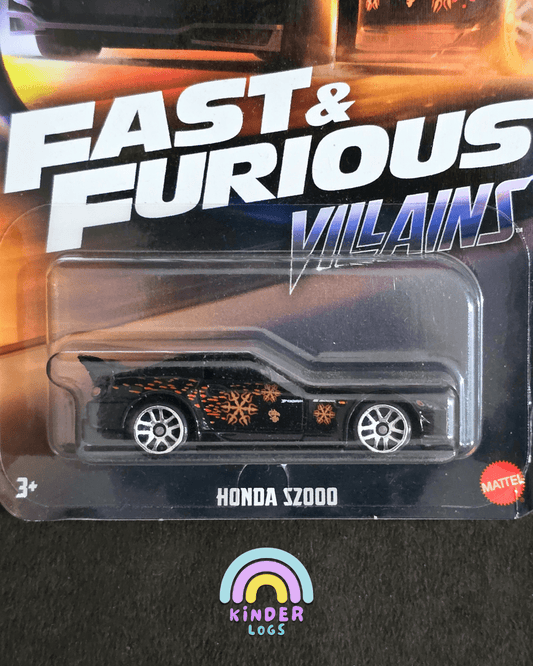 Hot Wheels Honda S2000 - Fast & Furious Villains - Kinder Logs
