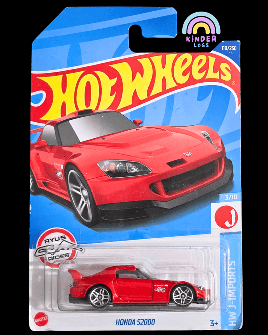 Hot Wheels Honda S2000 - Red - Ryu's Rides (Imported) - Kinder Logs