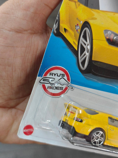 Hot Wheels Honda S2000 Ryu's Rides - Yellow (Imported) - Kinder Logs