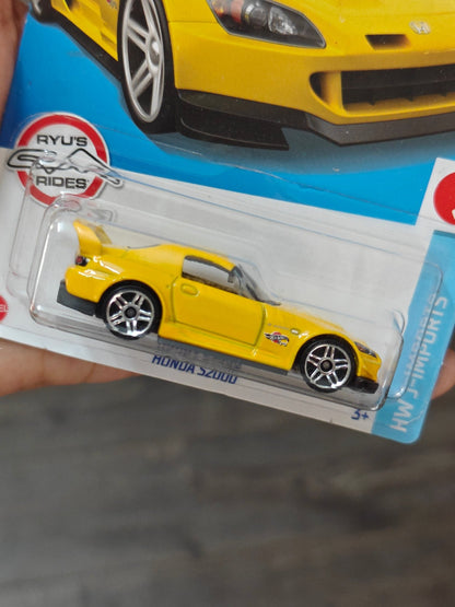 Hot Wheels Honda S2000 Ryu's Rides - Yellow (Imported) - Kinder Logs