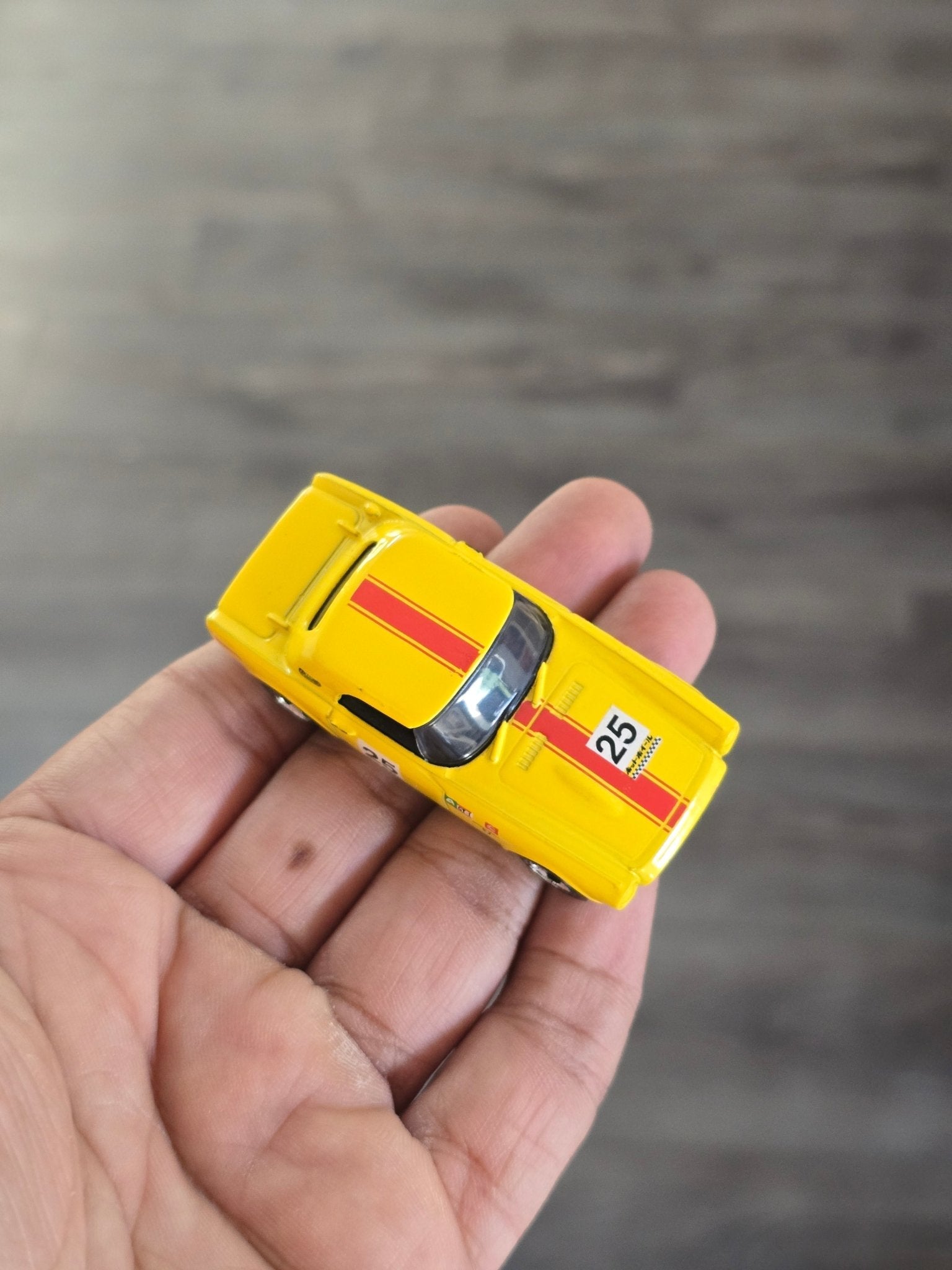 Hot Wheels Honda S800 Racing - Yellow (Uncarded - New) - Kinder Logs