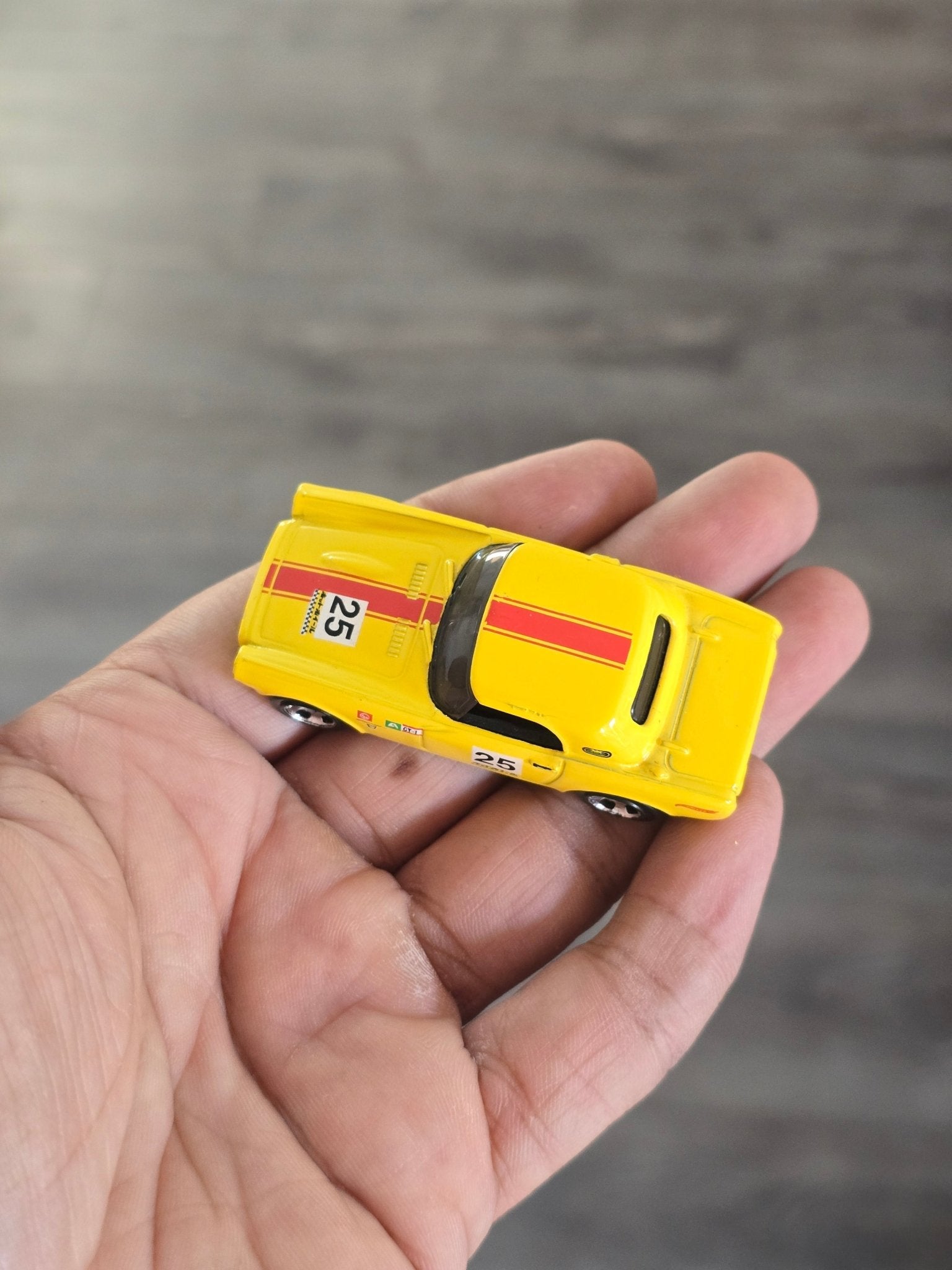 Hot Wheels Honda S800 Racing - Yellow (Uncarded - New) - Kinder Logs