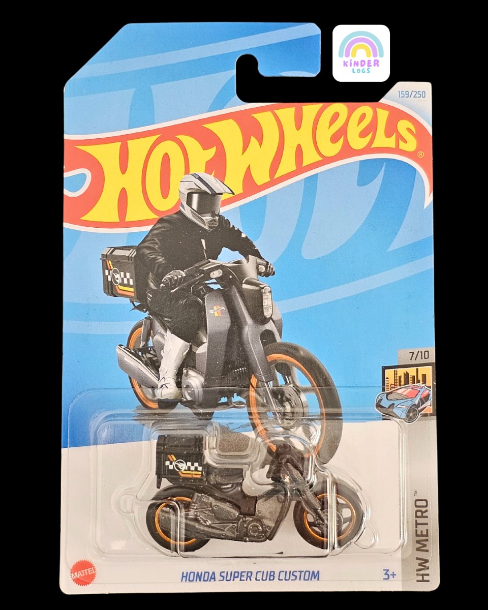 Hot Wheels Honda Super Cub Custom Treasure Hunt (J Case) - Kinder Logs