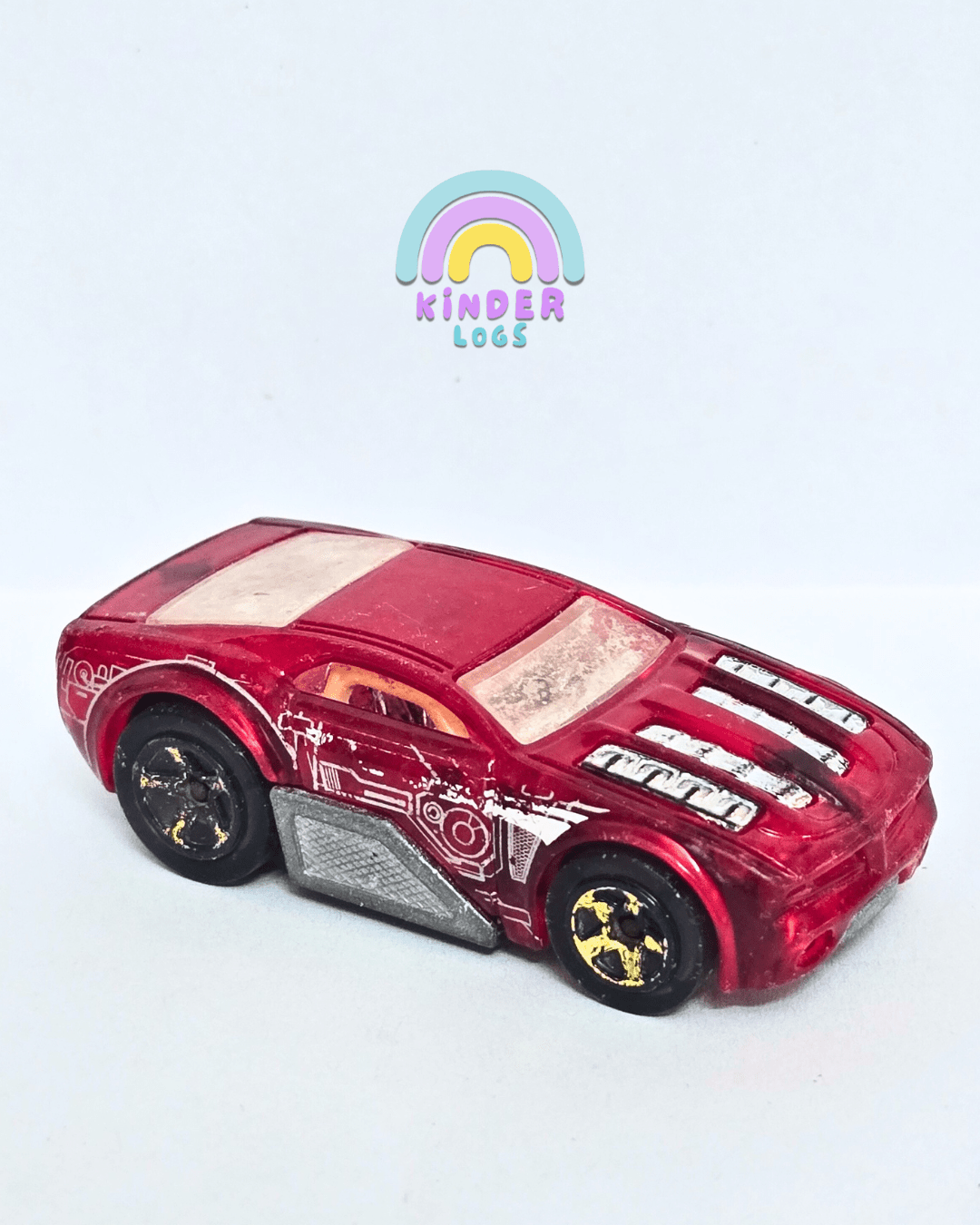 Hot Wheels Horseplay - Red (Pre - Owned Car) - Kinder Logs