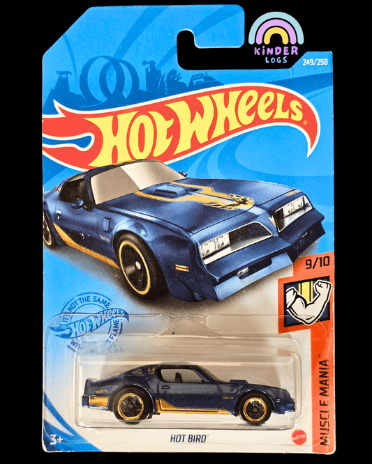 Hot Wheels Hot Bird - Blue (Muscle Mania) - Kinder Logs