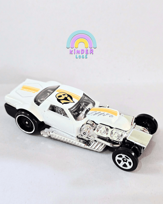 Hot Wheels Hoto Roto - White (Uncarded - New) - Kinder Logs