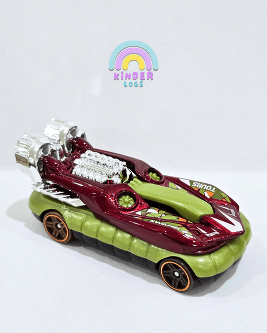 Hot Wheels Hover Storm - Maroon - Green (Uncarded) - Kinder Logs