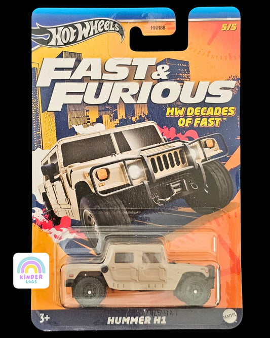 Hot Wheels Hummer H1 - Fast And Furious - Kinder Logs
