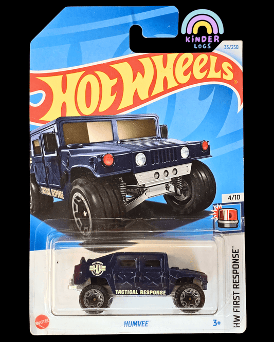 Hot Wheels Humvee - Blue (Imported) - Kinder Logs