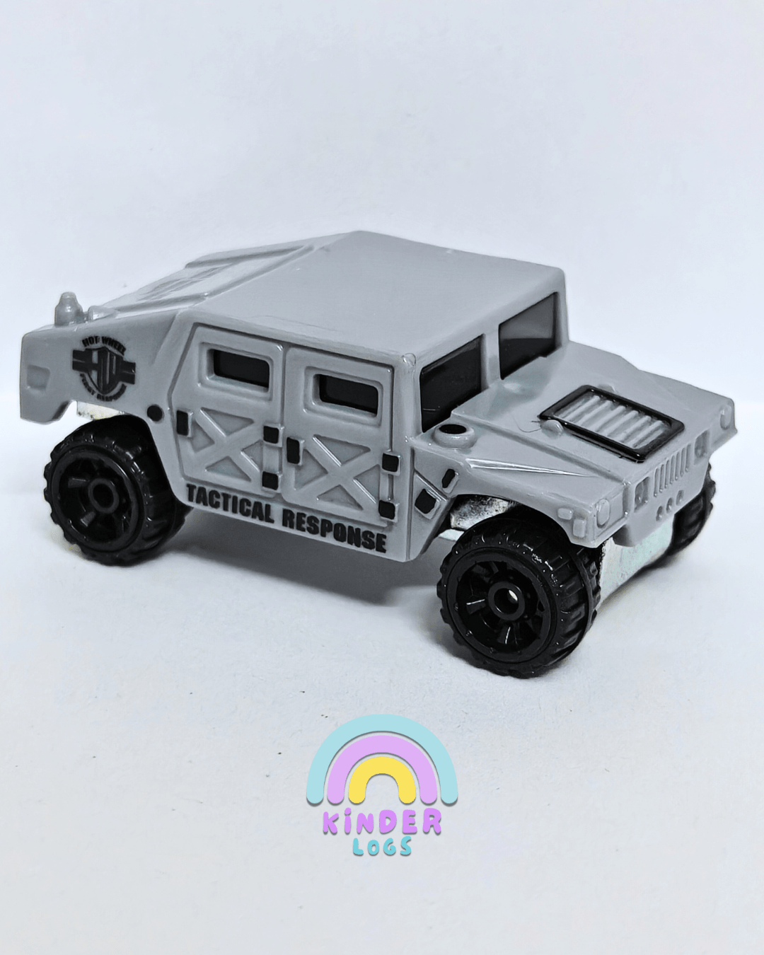 Hot Wheels Humvee - Grey Imported (Uncarded - New) - Kinder Logs