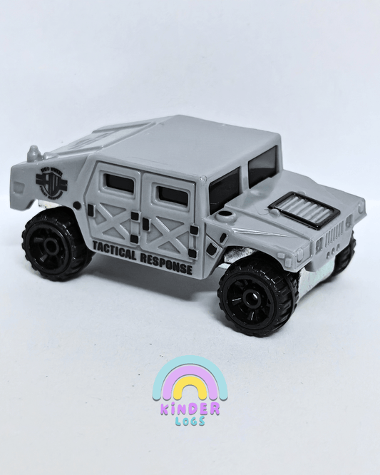 Hot Wheels Humvee - Grey Imported (Uncarded - New) - Kinder Logs