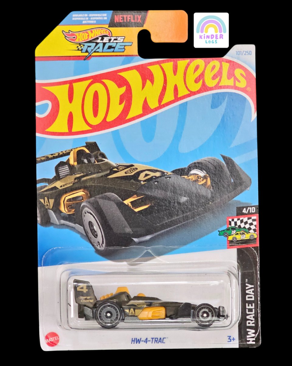 Hot Wheels HW - 4 - TRAC - Race Day (N Case) - Kinder Logs