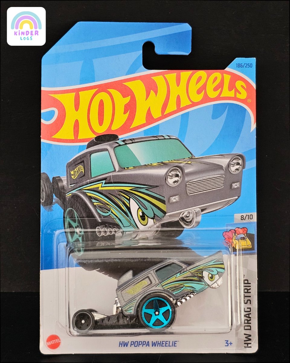 Hot Wheels HW Poppa Wheelie (Rare Product) - Kinder Logs