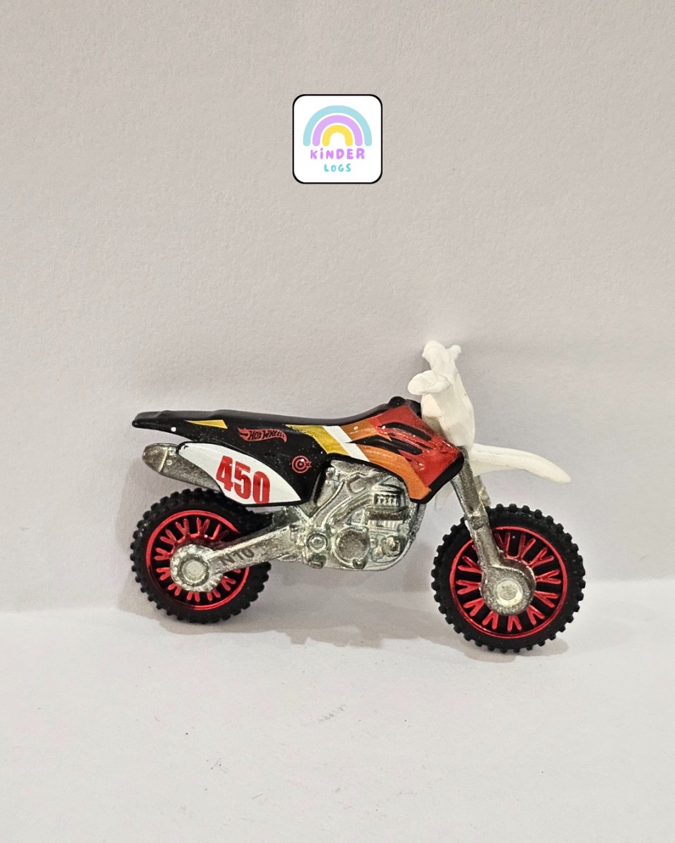 Hot Wheels HW450F Dirt Bike (Uncarded - Used Bike) - Kinder Logs