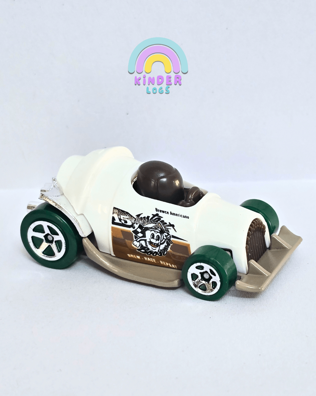 Hot Wheels Instant Boost - White (Uncarded - New) - Kinder Logs