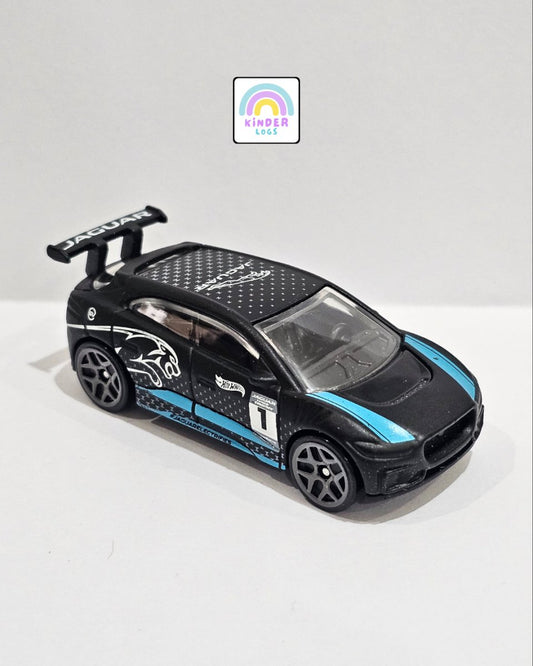 Hot Wheels Jaguar i - Pace eTrophy - Black (Uncarded) - Kinder Logs