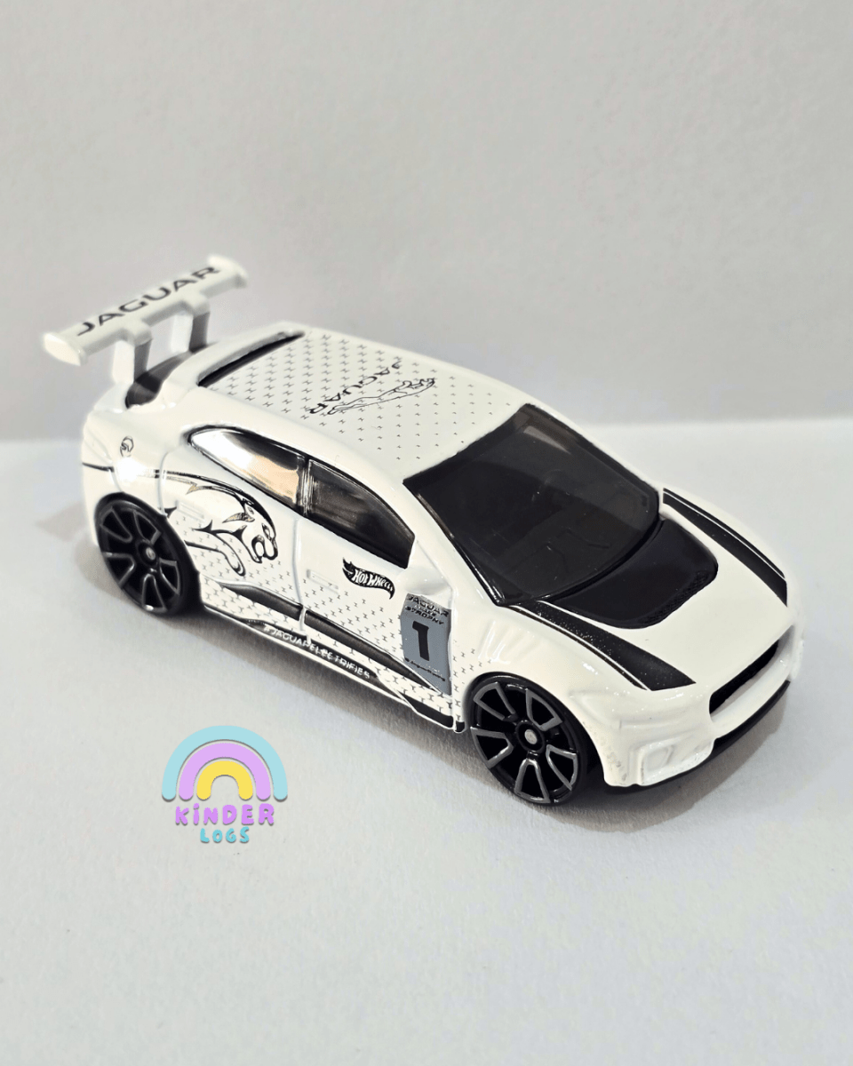 Hot Wheels Jaguar i - Pace eTrophy (Uncarded) - Kinder Logs