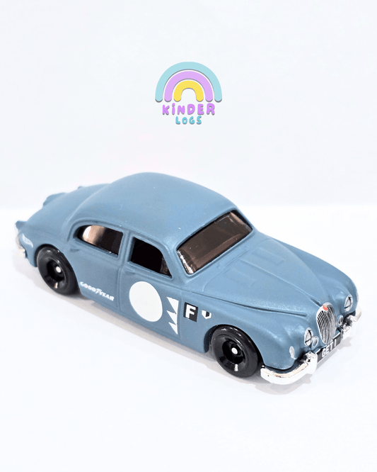 Hot Wheels Jaguar MK1 - Matte Blue (Uncarded) - Kinder Logs