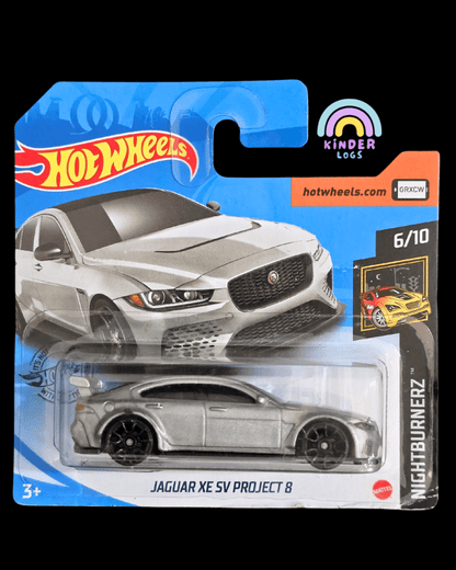 Hot Wheels Jaguar XE SV Project 8 - Short Card (Imported) - Kinder Logs