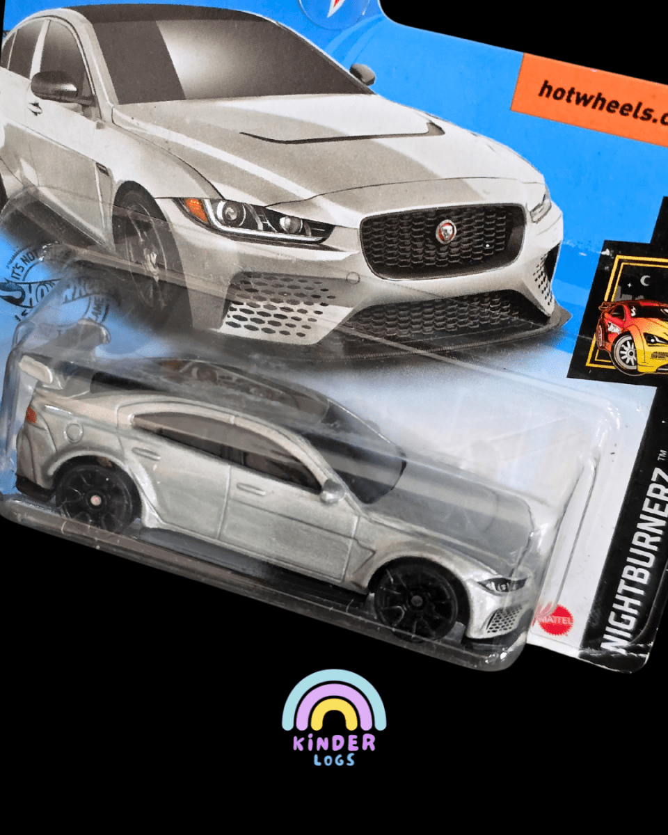 Hot Wheels Jaguar XE SV Project 8 - Short Card (Imported) - Kinder Logs