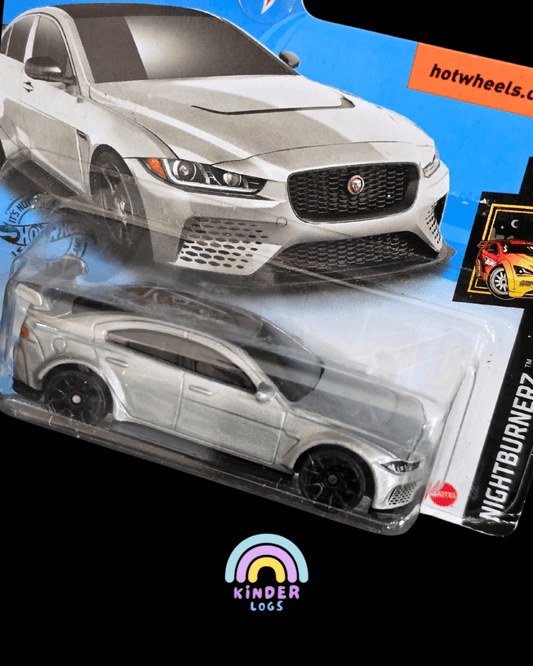 Hot Wheels Jaguar XE SV Project 8 - Short Card (Imported) - Kinder Logs