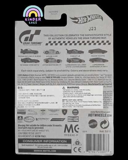 Hot Wheels Jaguar XJ220 - PlayStation Gran Turismo Edition - Kinder Logs
