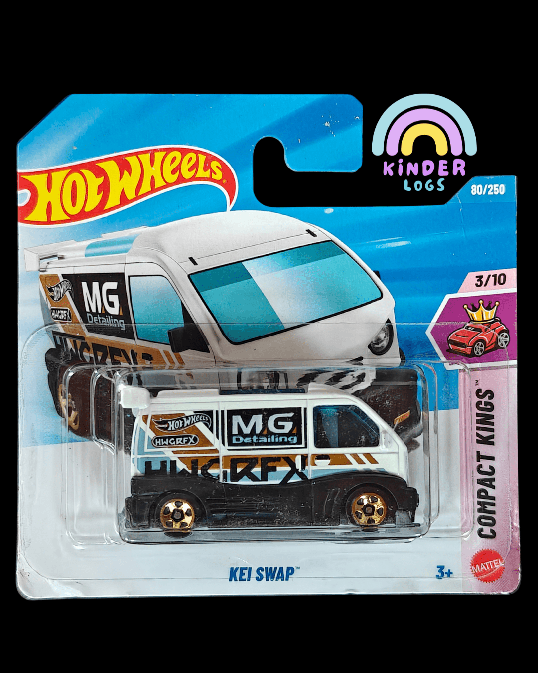 Hot Wheels Kei Swap MG Detailing - Short Card (Imported) - Kinder Logs
