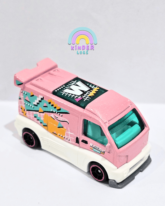 Hot Wheels Kei Swap - Pink (Uncarded) - Kinder Logs