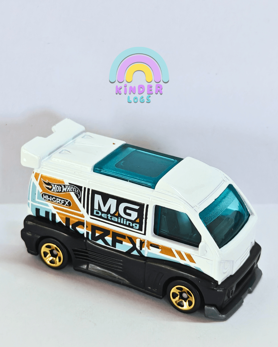 Hot Wheels Kei Swap - White (Uncarded - New) - Kinder Logs