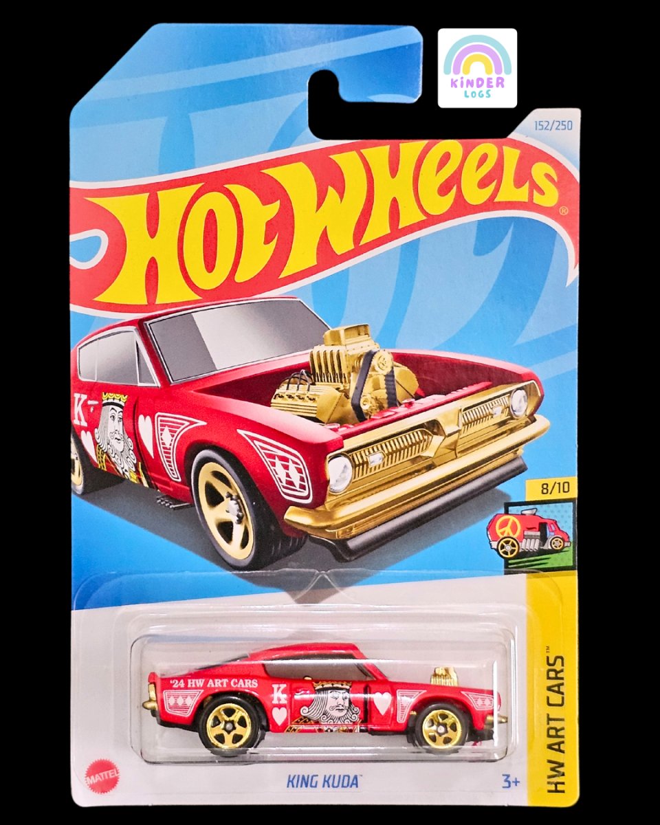 Hot Wheels King Kuda - Red Color (N Case) - Kinder Logs